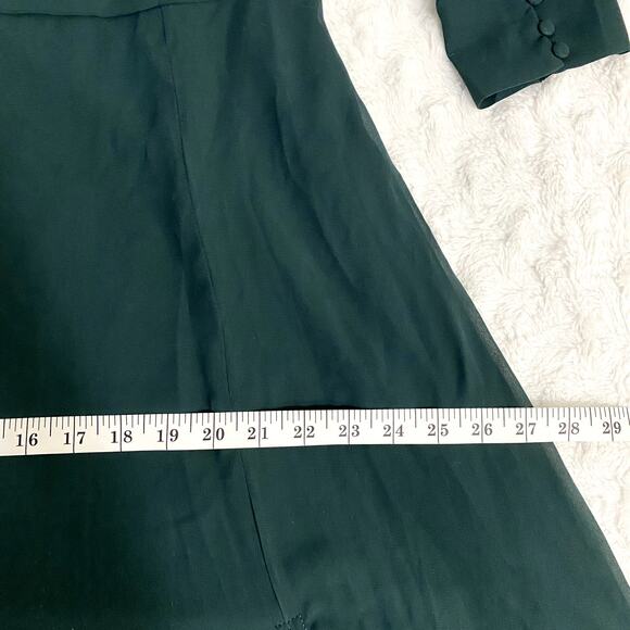 NWOT Lulus Feel the Romance Emerald Green Off-the-Shoulder Maxi Dress 1X - Picture 9 of 9